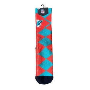 Miami Dolphins Argyle Socks